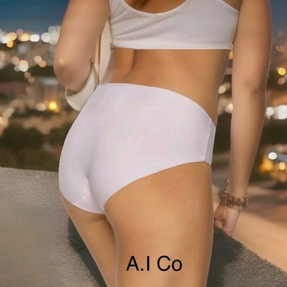 NIB BLACK BOW SEAMLESS SPANDEX & FELINA COTTON HIPSTER UNDERWEAR- BOTH 5 PACK M - Picture 6 of 7
